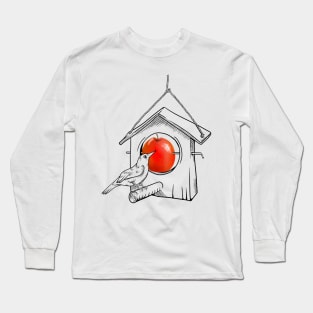 Apple Bird Feeder Long Sleeve T-Shirt